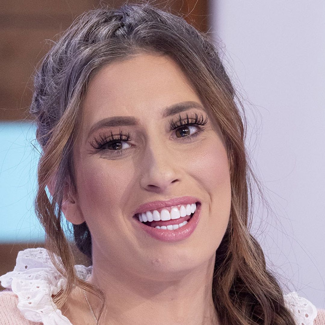 Pregnant Stacey Solomon shows off her baby bump in the chicest floral dress