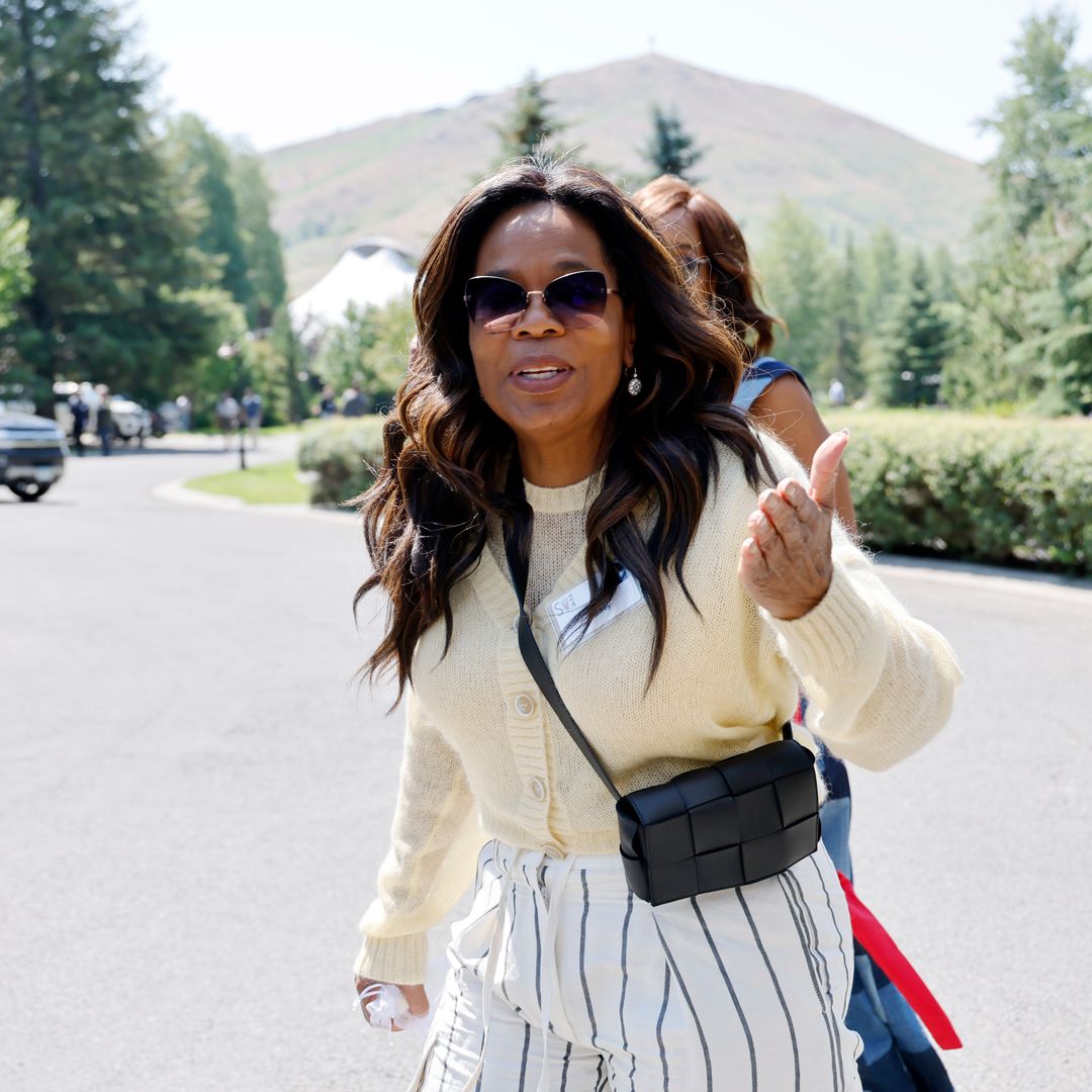Oprah Winfrey wows with sporty physique in lycra workout gear after transformation