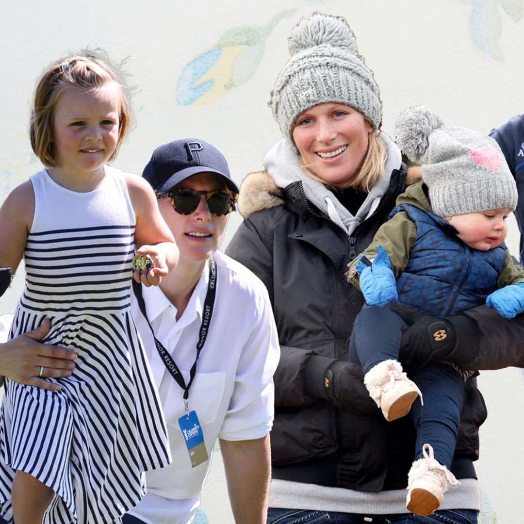 Birthday girl Mia Tindall is Zara's mini-me in rare photos