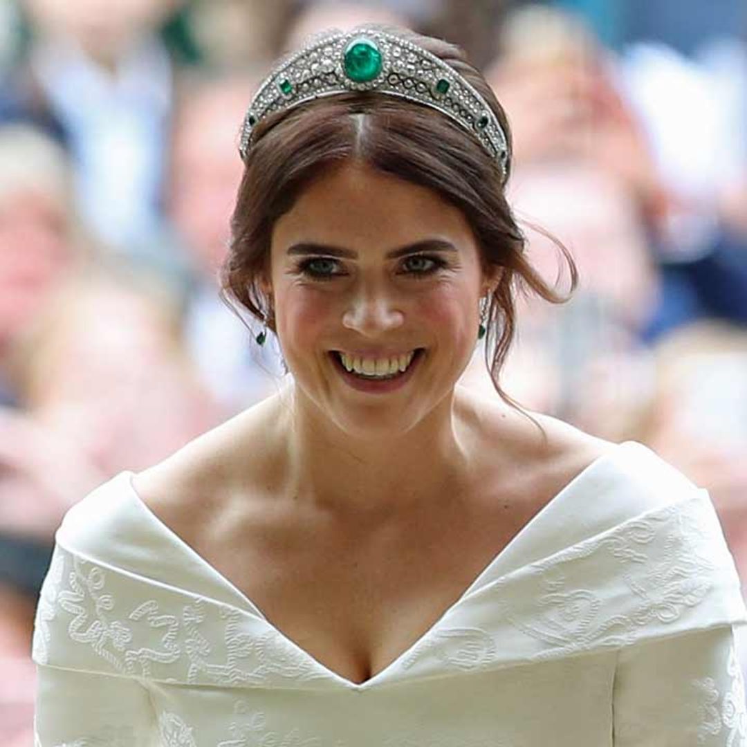 Princess Eugenie reunites with her wedding dress in special visit to royal exhibition