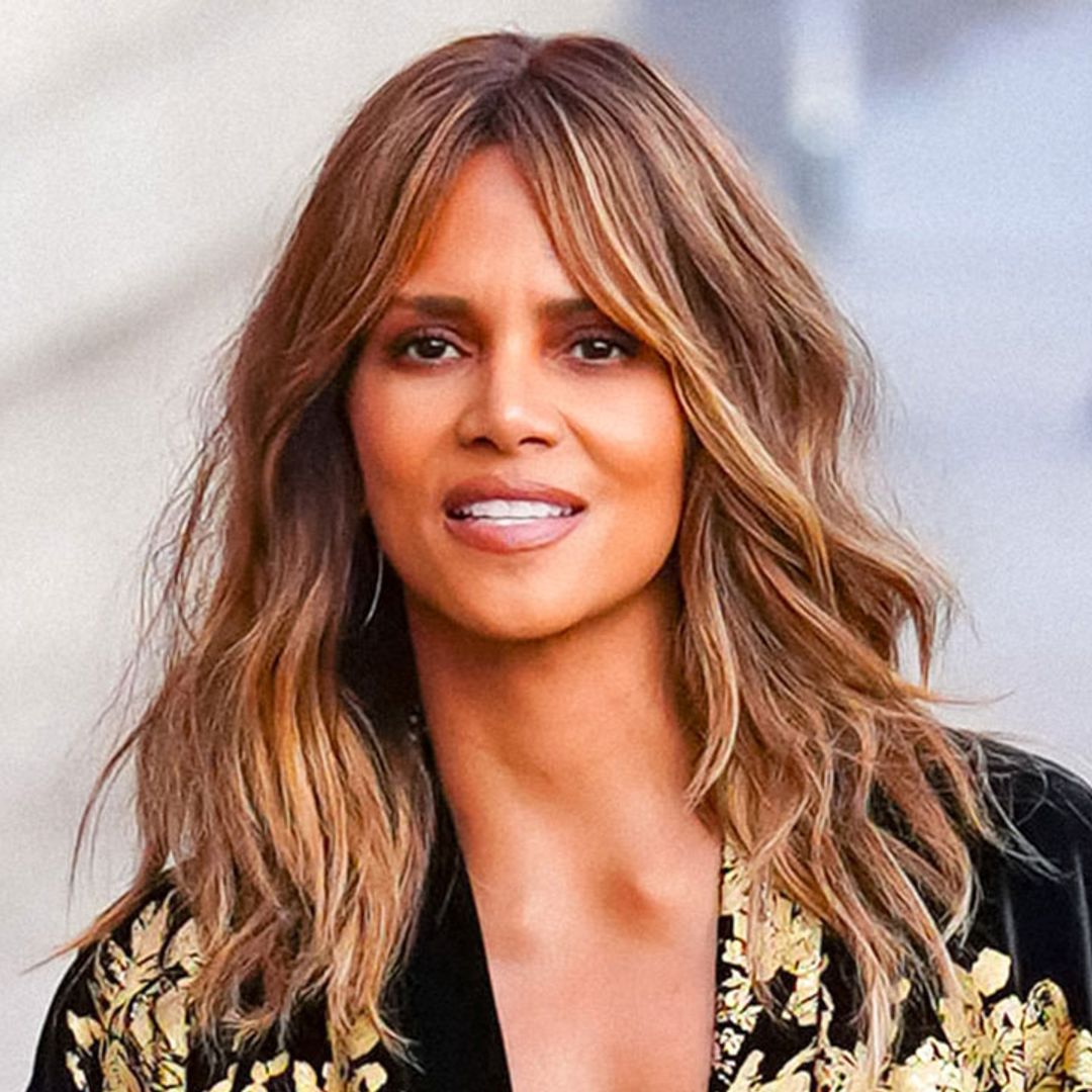 Halle Berry looks incredible in slinky cut-out swimsuit