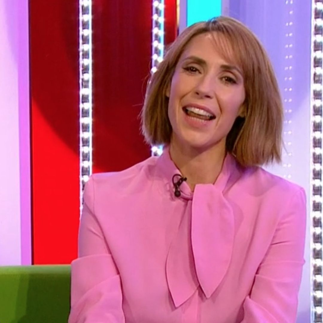 The One Show's Alex Jones totally wowed us in this candy pink bargain blouse