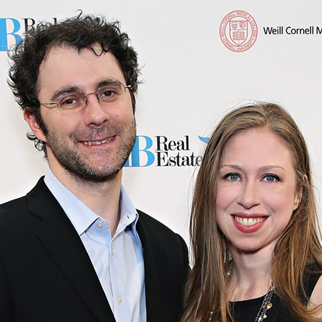 Chelsea Clinton shares the first photo of her newborn baby boy