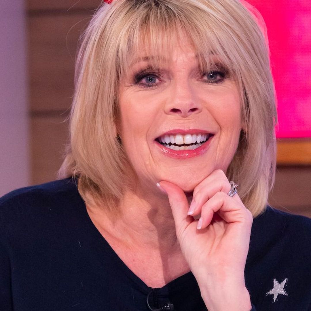 Ruth Langsford looks beautiful modelling skinny jeans and leopard print - and wow