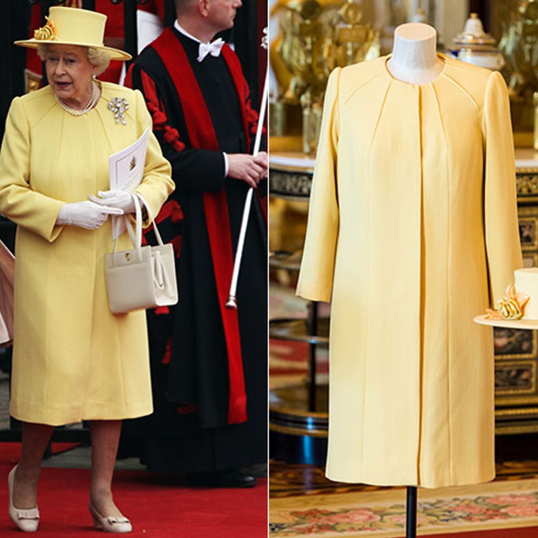 First look: The Queen's iconic outfits go on display at Buckingham Palace
