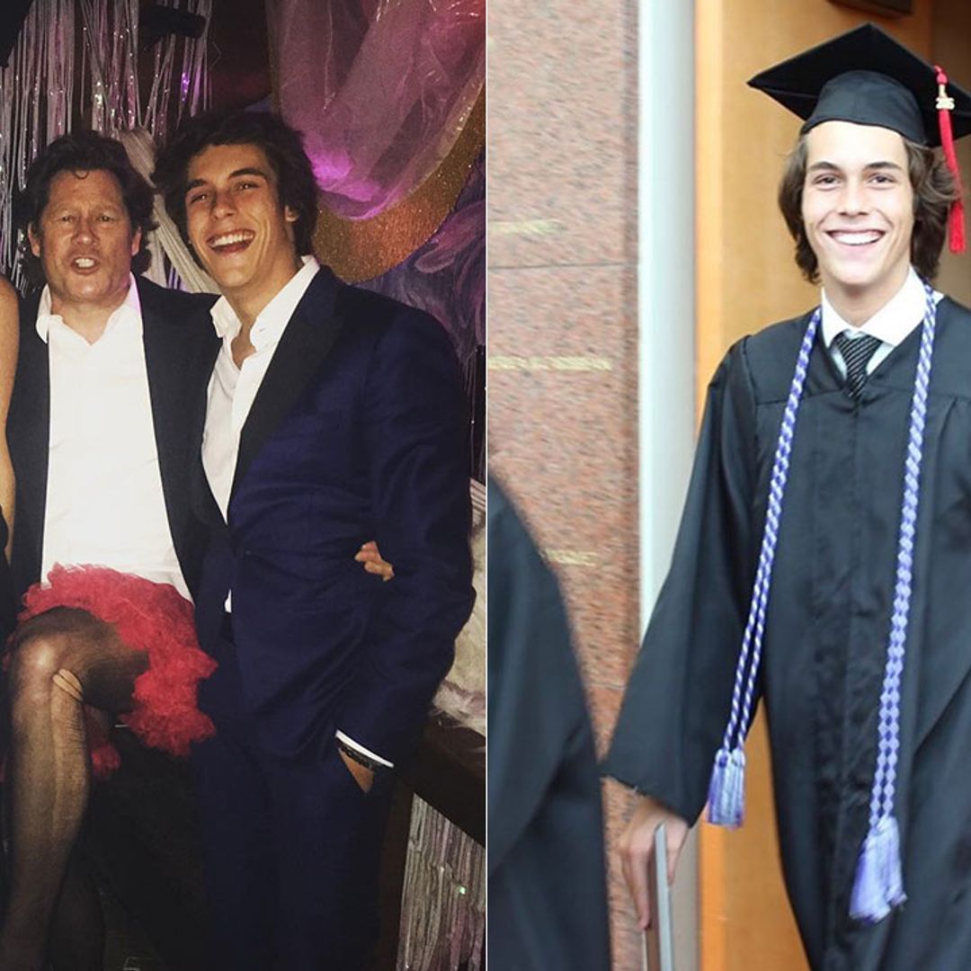 Elle Macpherson shares incredibly rare photo of son Flynn as he graduates from university