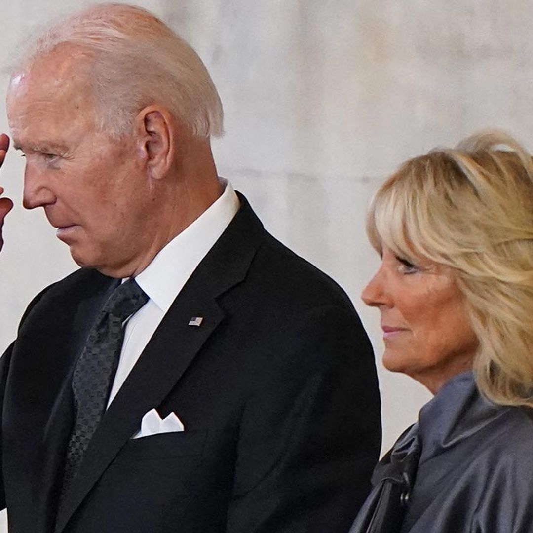 US President Joe Biden visits the Queen lying in state ahead of Buckingham Palace reception