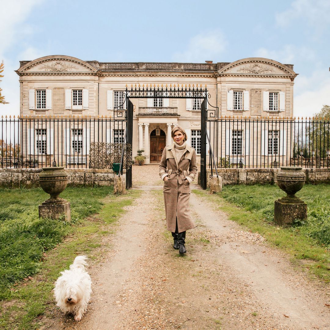 Catherine Roger unveils Christmas transformation at historic Chateau Marcellus in France