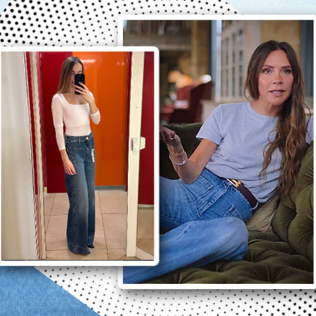 Victoria Beckham's high-waisted 70s-style jeans are living in my mind rent free: We've finally found some amazing lookalikes