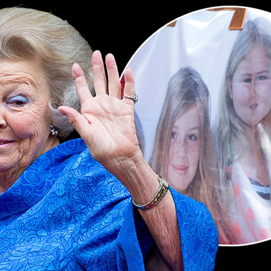 See how Princess Beatrix always keeps her grandaughters close