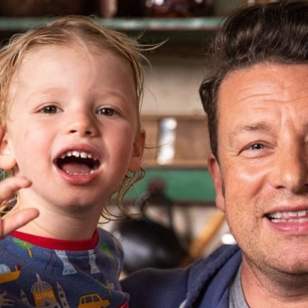 Jamie Oliver delights fans with son River's reaction to iconic throwback photo