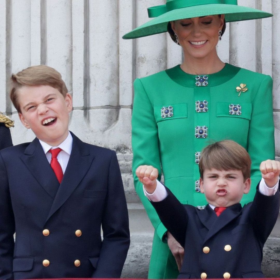 Prince Louis' cheeky antics at Trooping the Colour with siblings George and Charlotte – best photos
