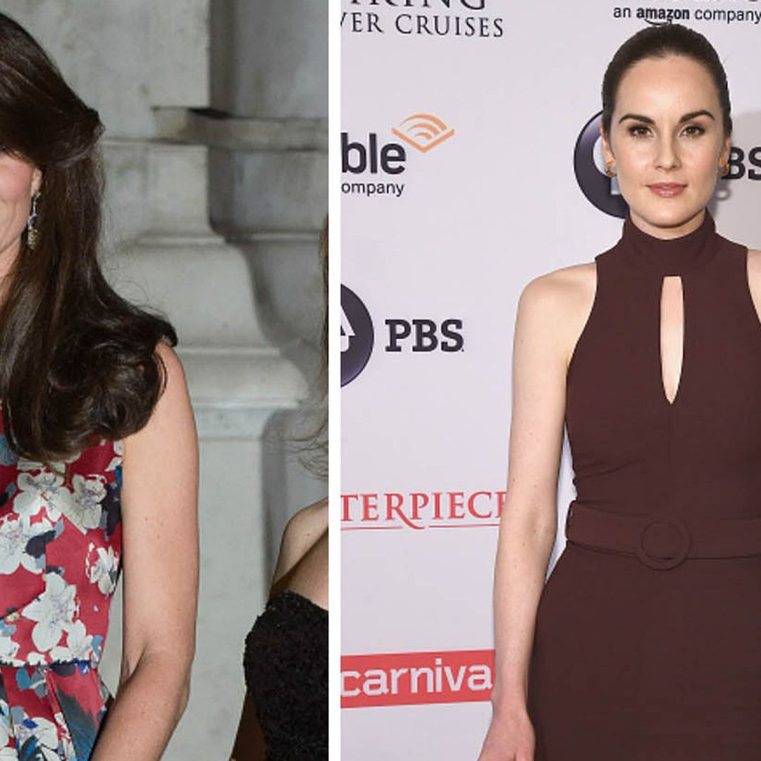 'Downton Abbey' star Michelle Dockery: Kate Middleton smells 'like roses'