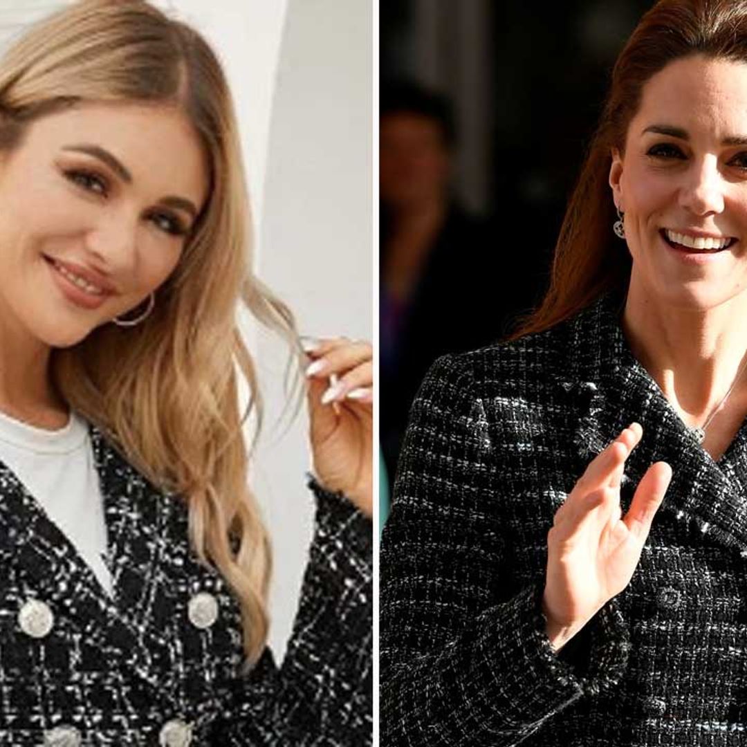 Loved Kate Middleton’s tweed blazer? Shein is selling a similar style for £20