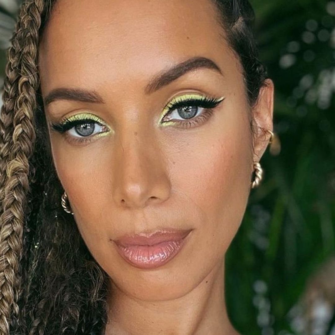Leona Lewis looks sensational in gold bralette after giving birth to first child