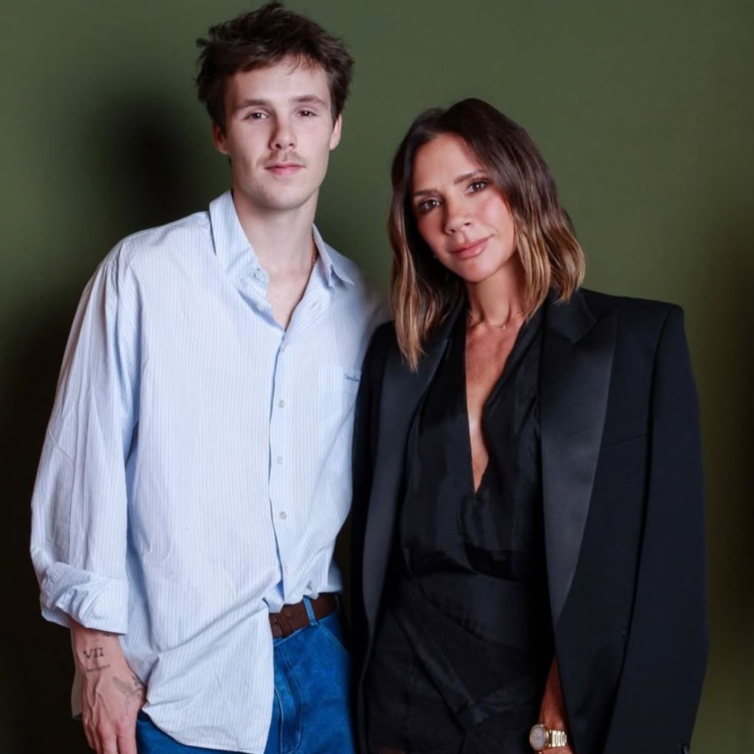 Cruz Beckham throws his support behind Victoria 