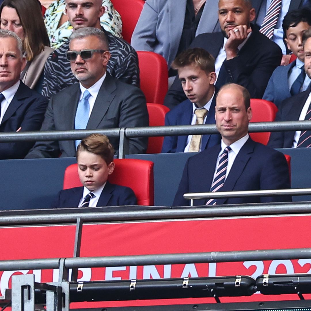 Prince George makes surprise appearance at FA Cup final alongside Prince William - best photos