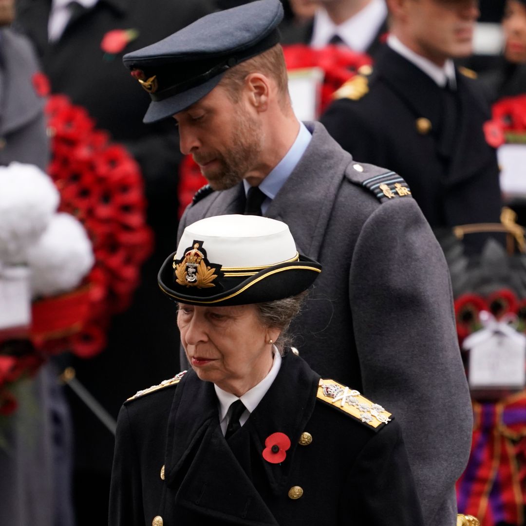 Why Prince William and Princess Anne wore black armbands at Trooping