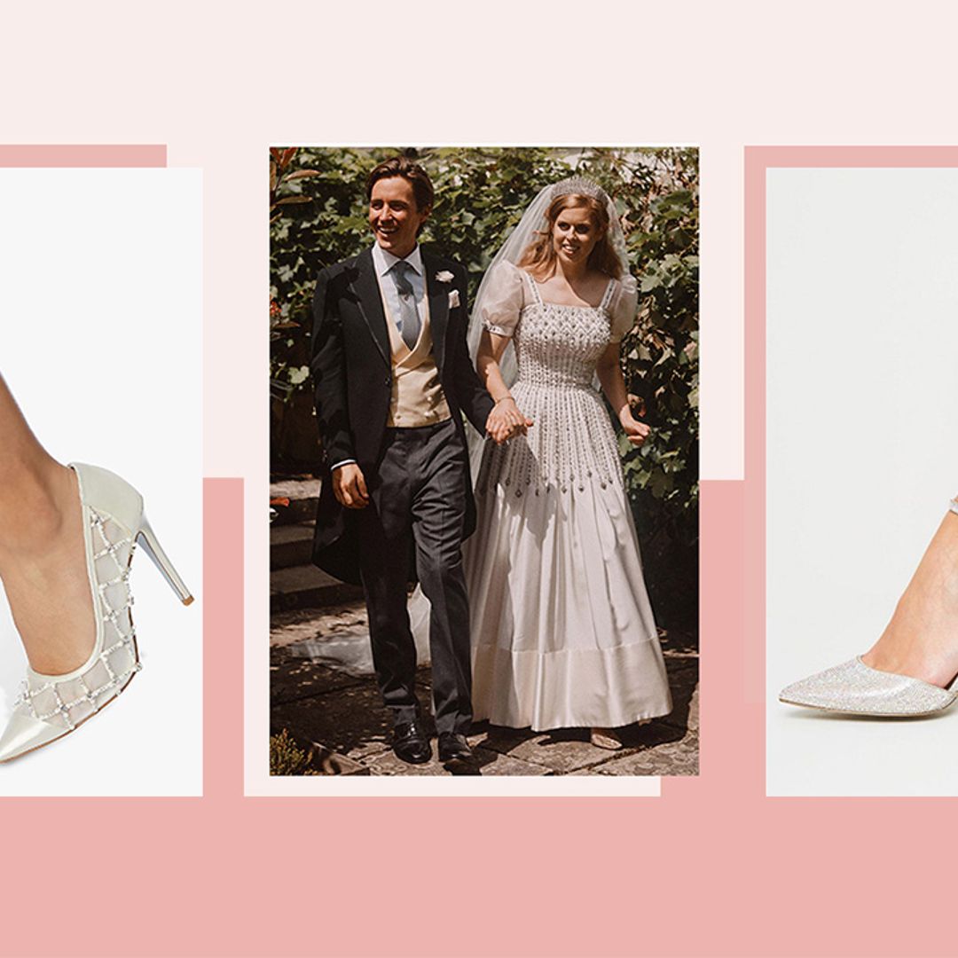 9 gorgeous sparkly wedding shoes inspired by Princess Beatrice