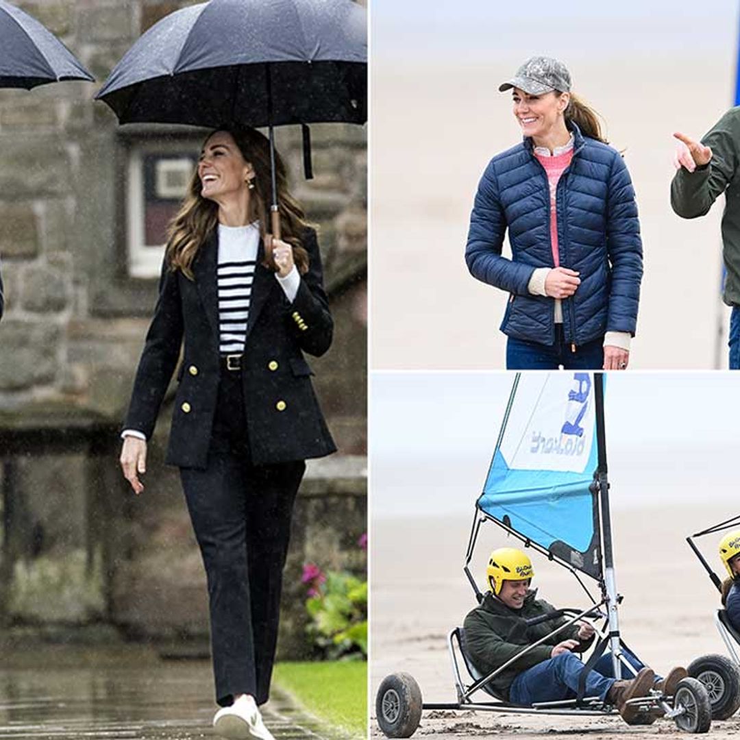 Prince William and Kate Middleton reminisce in St Andrews - best photos
