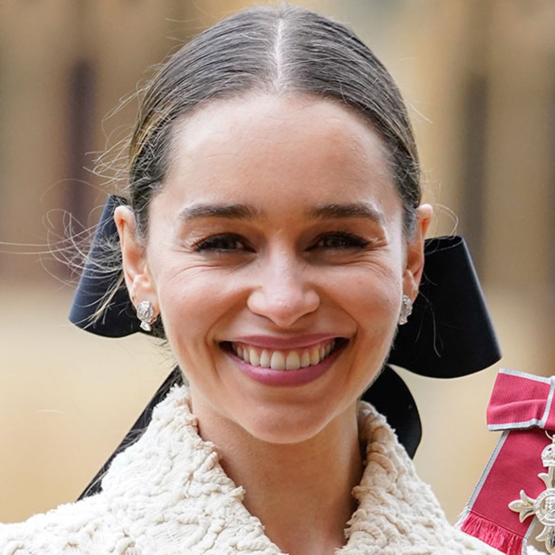Emilia Clarke accompanied by rarely-seen mum Jennifer as she meets Game of Thrones fan Prince William