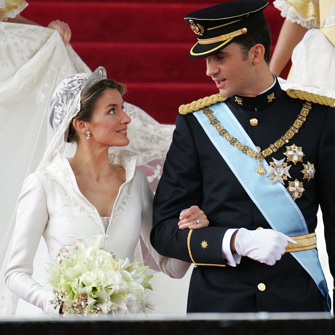 Queen Letizia teamed £6m wedding dress with unexpected heirlooms from royal in-laws