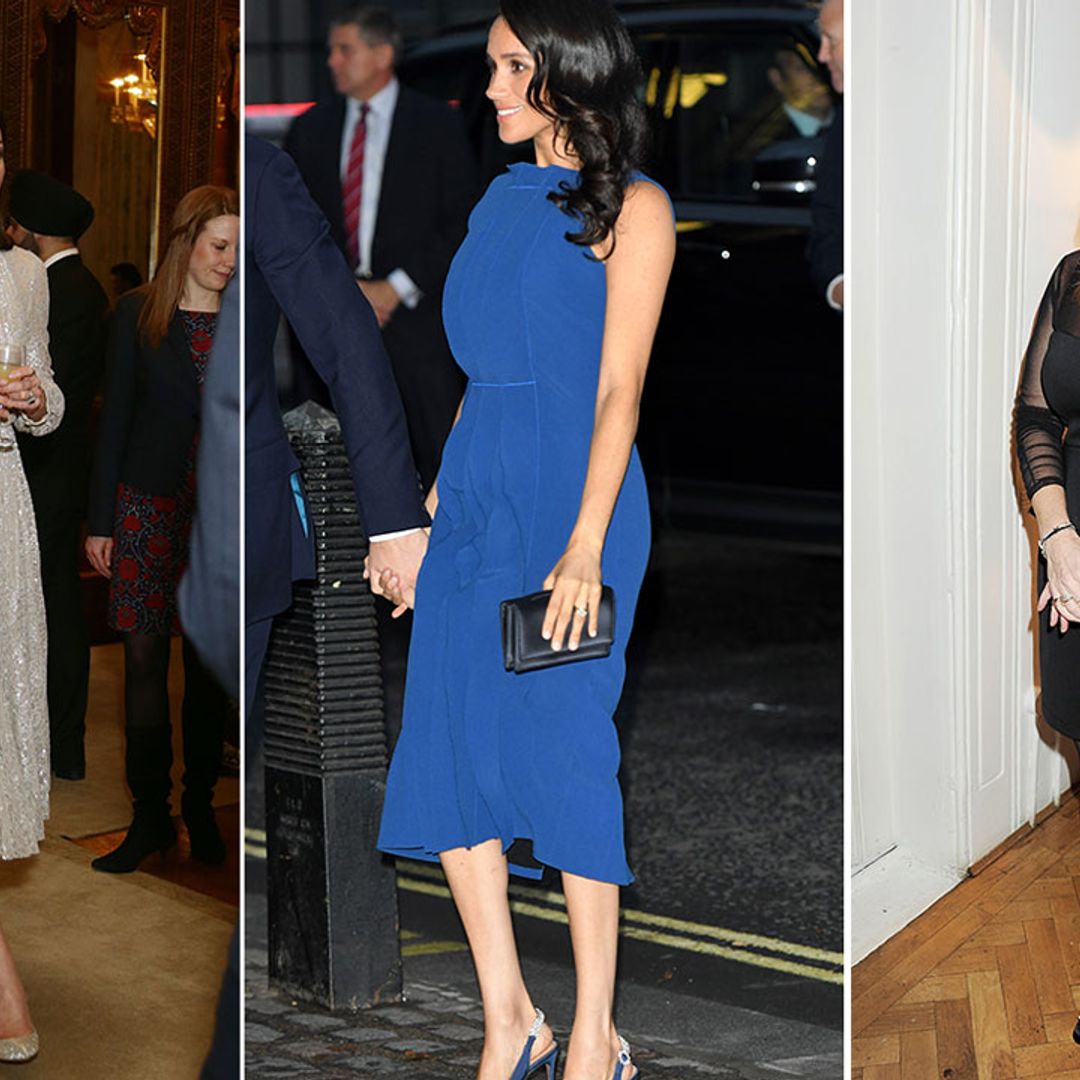 Royal shoe envy! The sparkliest heels Kate Middleton, Meghan Markle and other ladies have worn