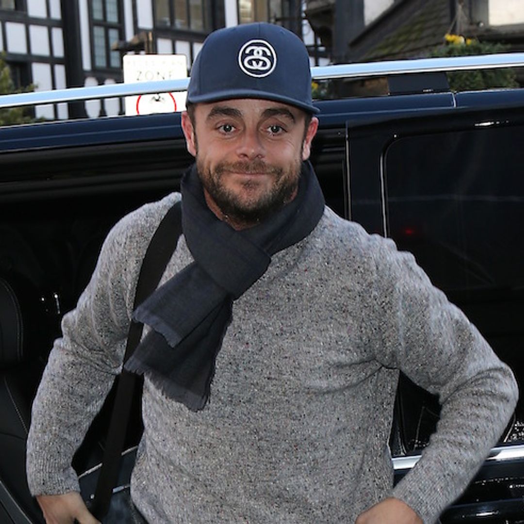 Doting new 'uncle' Ant McPartlin makes rare appearance to visit Dec in hospital following birth of first child