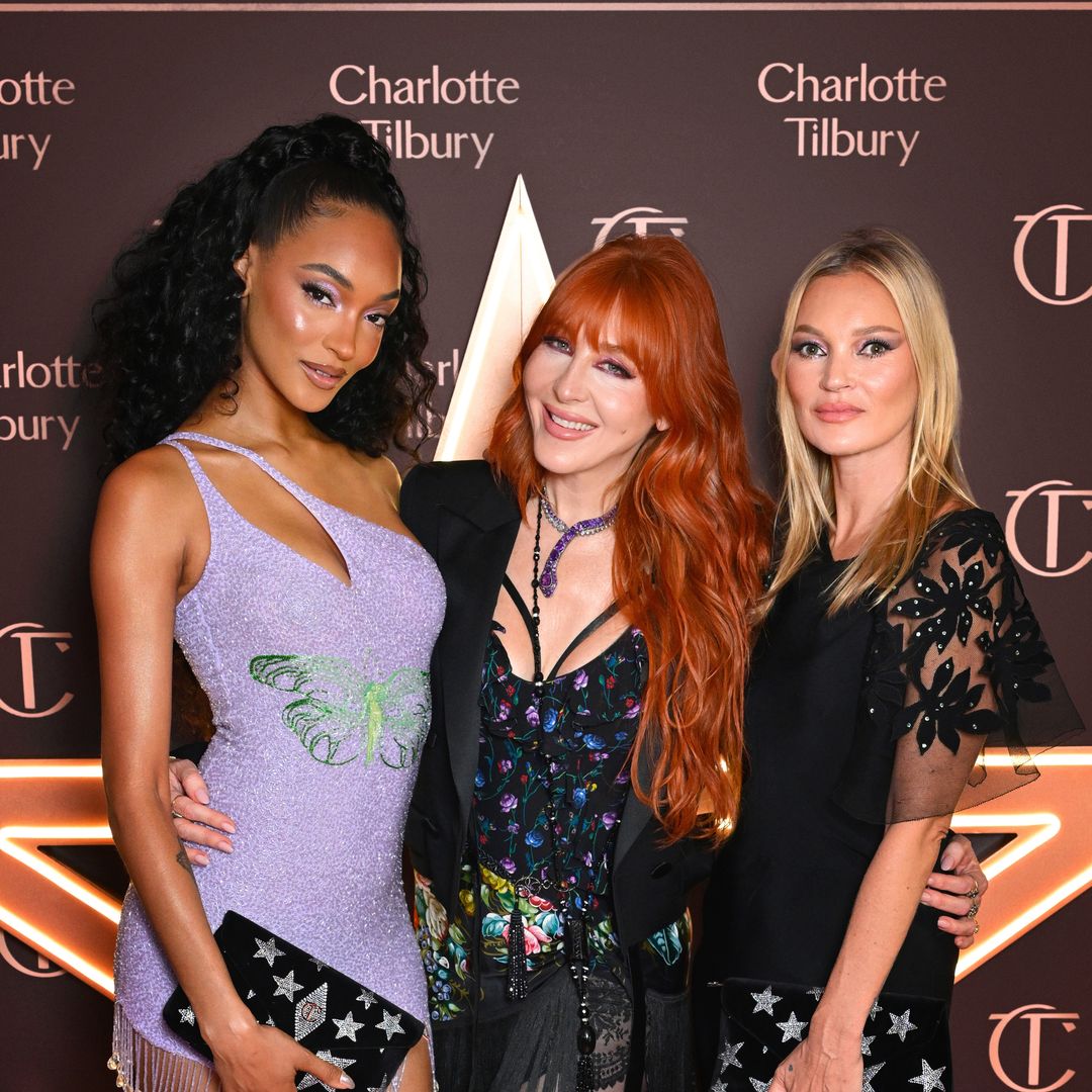 Kate Moss and Jourdan Dunn lead the glamour at Charlotte Tilbury's lavish holiday campaign party