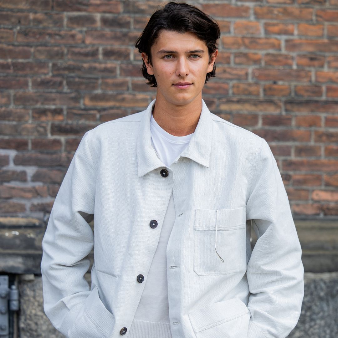 Prince Joachim of Denmark's son Count Nikolai gazes adoringly at model girlfriend