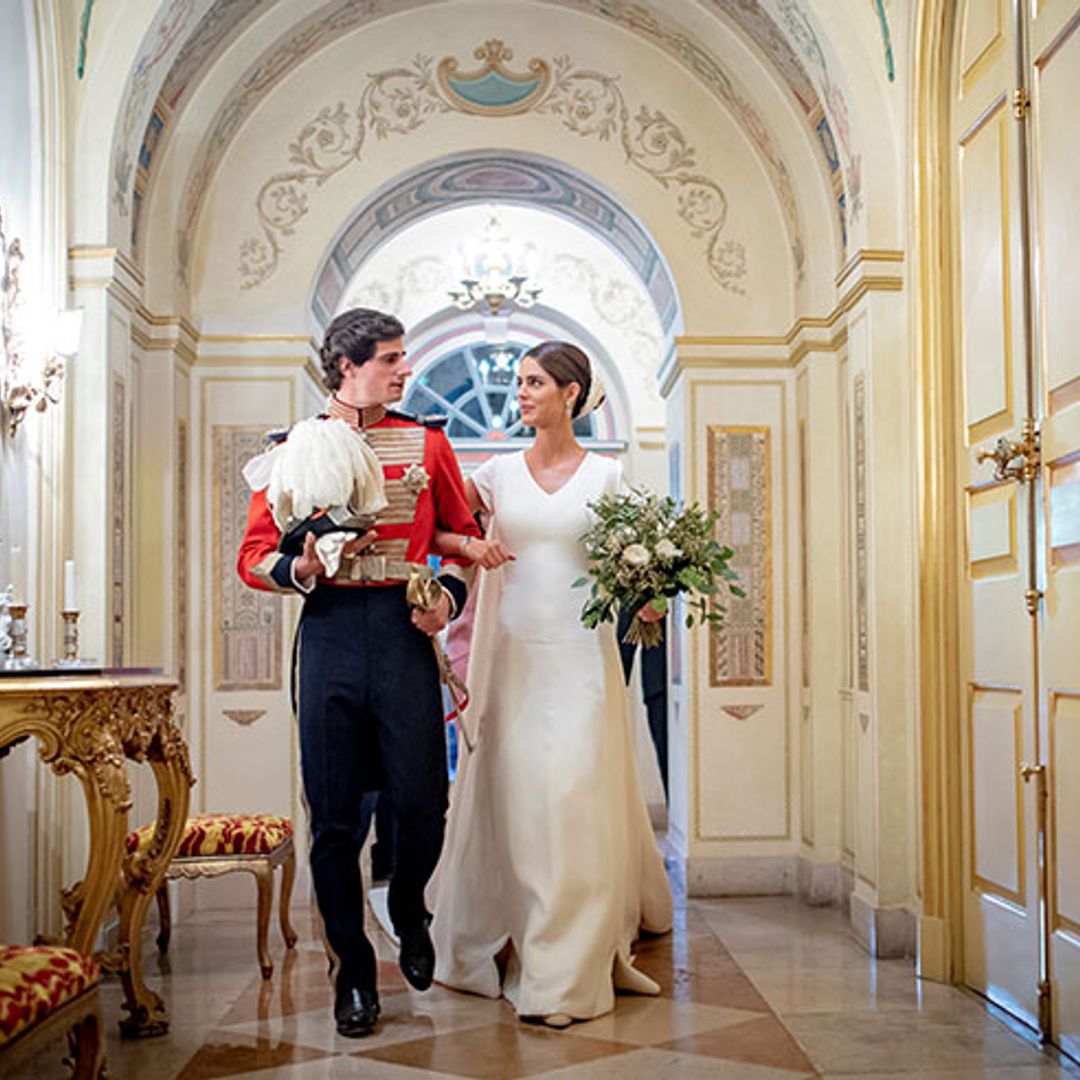 Best photos from the Duke of Huéscar and Sofia Palazuelo Barroso's lavish 'royal wedding'