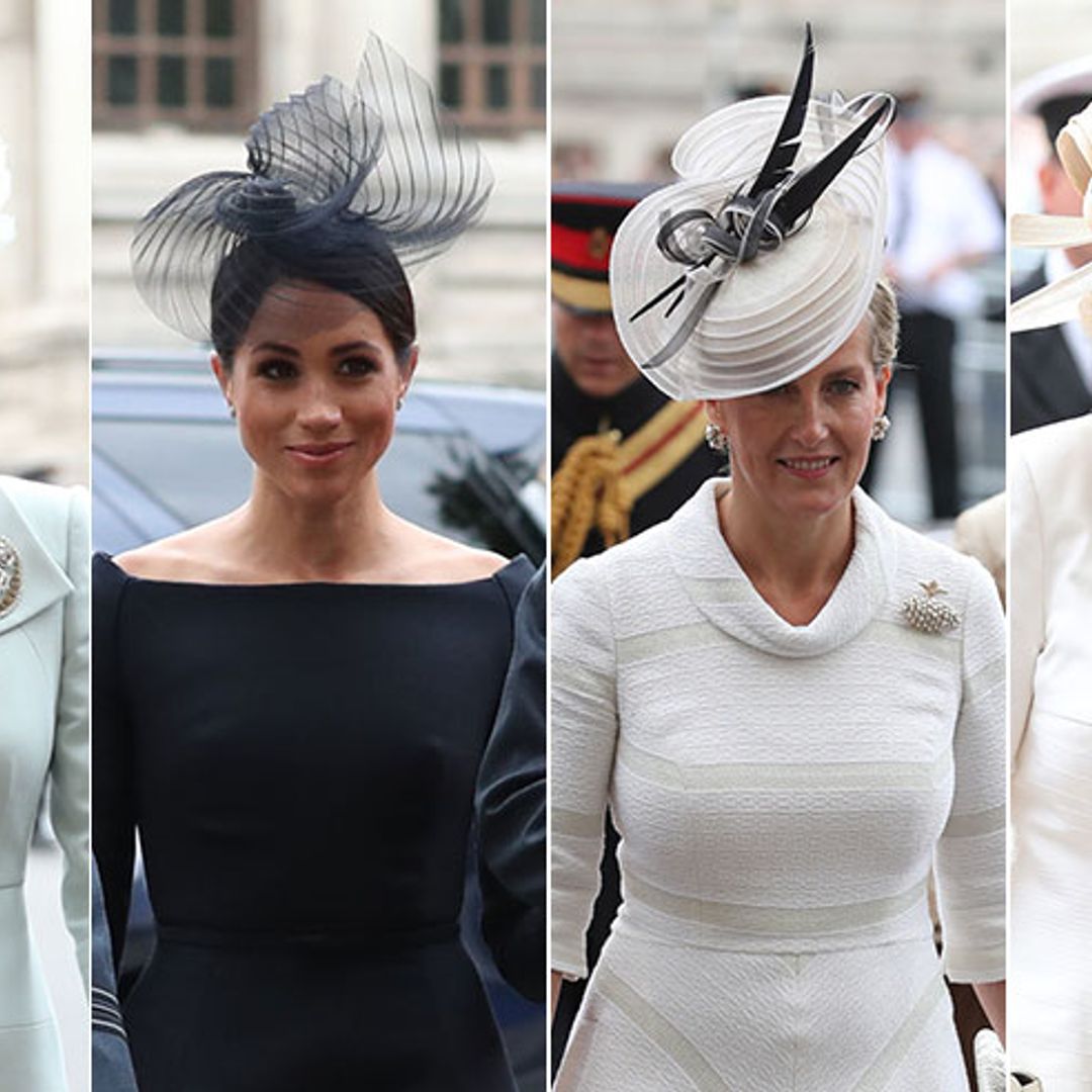 Why Meghan Markle was the only royal not to wear a brooch at the RAF centenary service