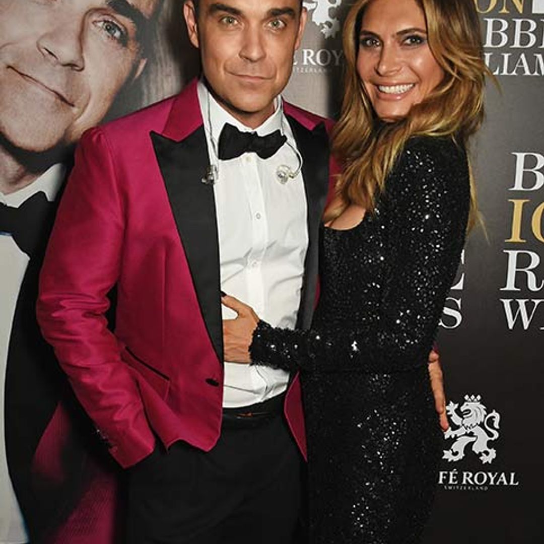 Robbie Williams and wife Ayda look loved-up in adorable video behind the scenes of Marc O'Polo shoot