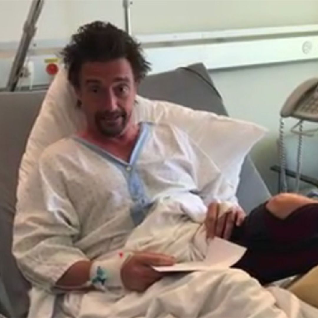 Richard Hammond apologises to wife and children following car crash