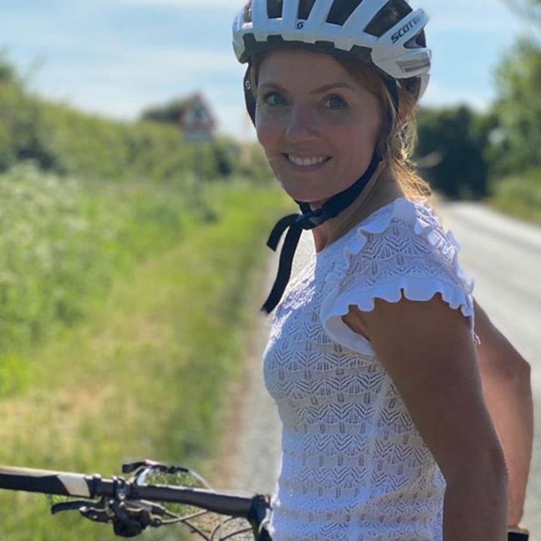 How Geri Horner is staying fit in the countryside during lockdown