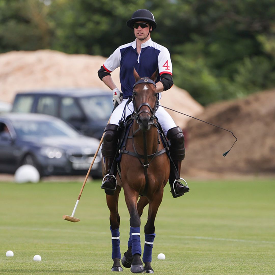 Prince William dons shades as he returns to polo field for important reason