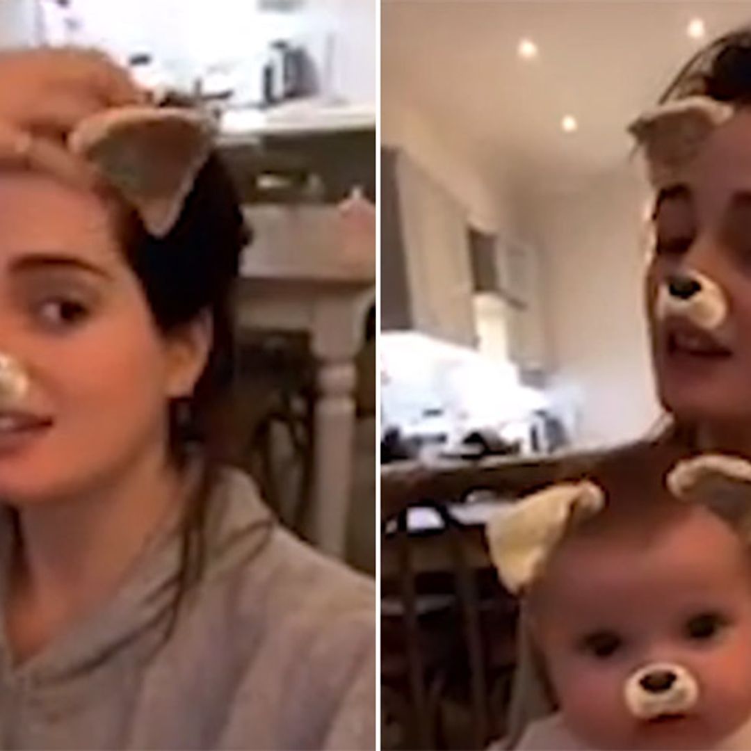 Binky Felstead locks herself out of house leaving baby India alone