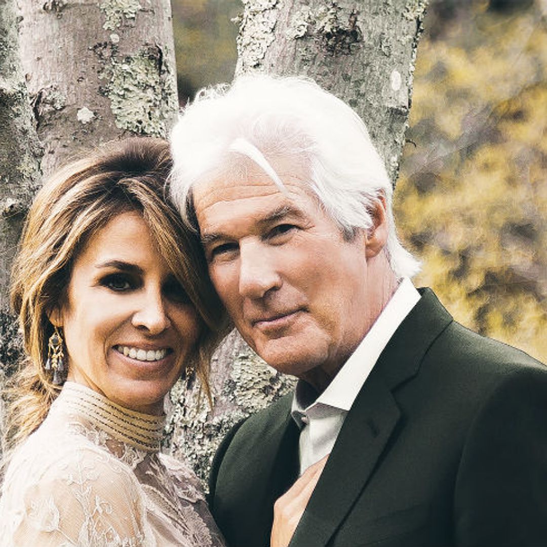 Richard Gere and Alejandra Silva's photos from their stunning wedding day - read the full story