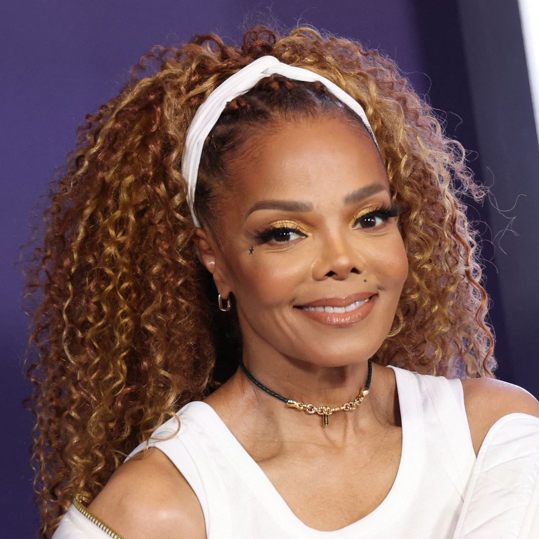 ICON Award recipient US singer and actress Janet Jackson poses in the press room during the 51st American Music Awards at the Fontainebleau in Las Vegas, Nevada on May 26, 2025