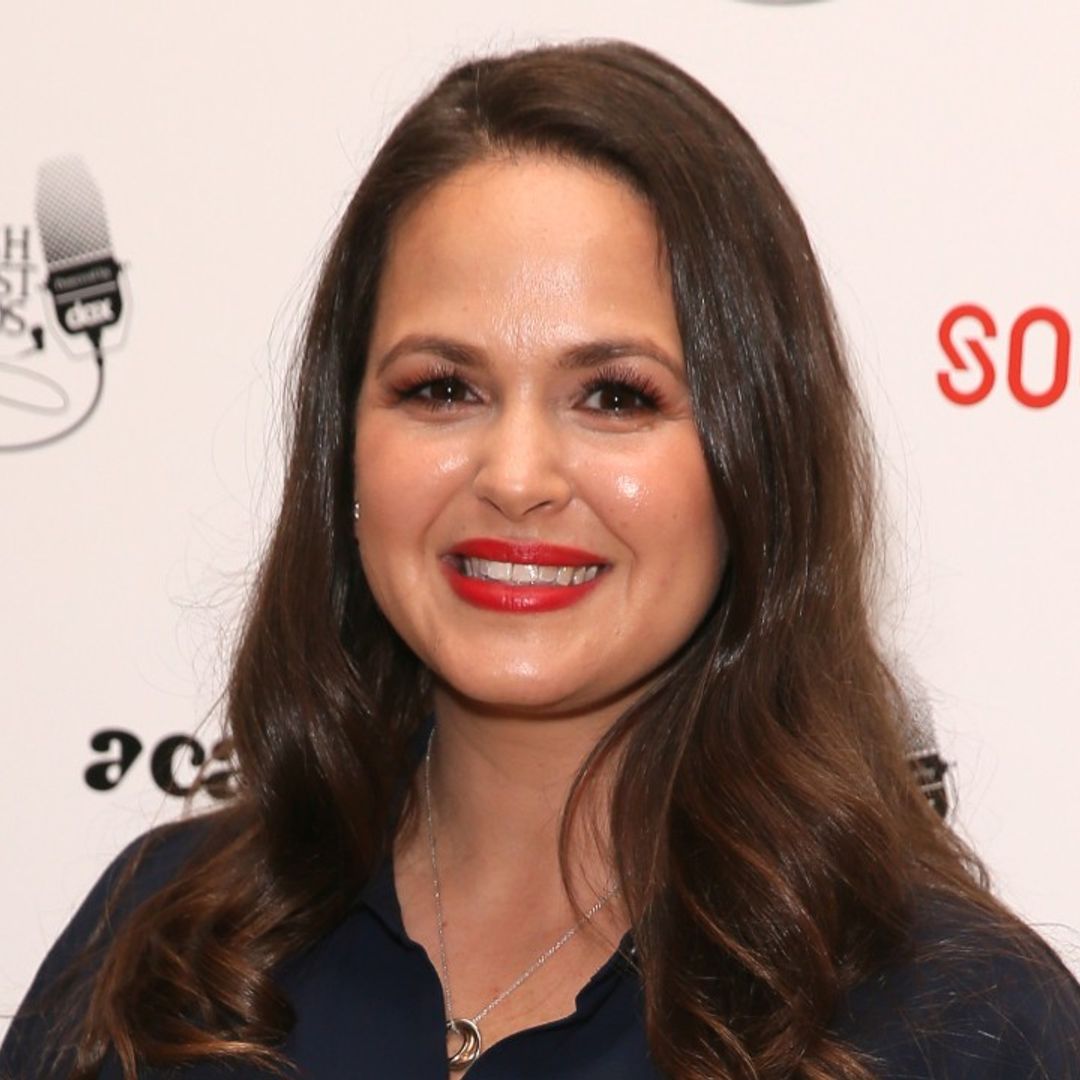 Giovanna Fletcher shares adorable moment she met Stacey Solomon’s baby – see pic
