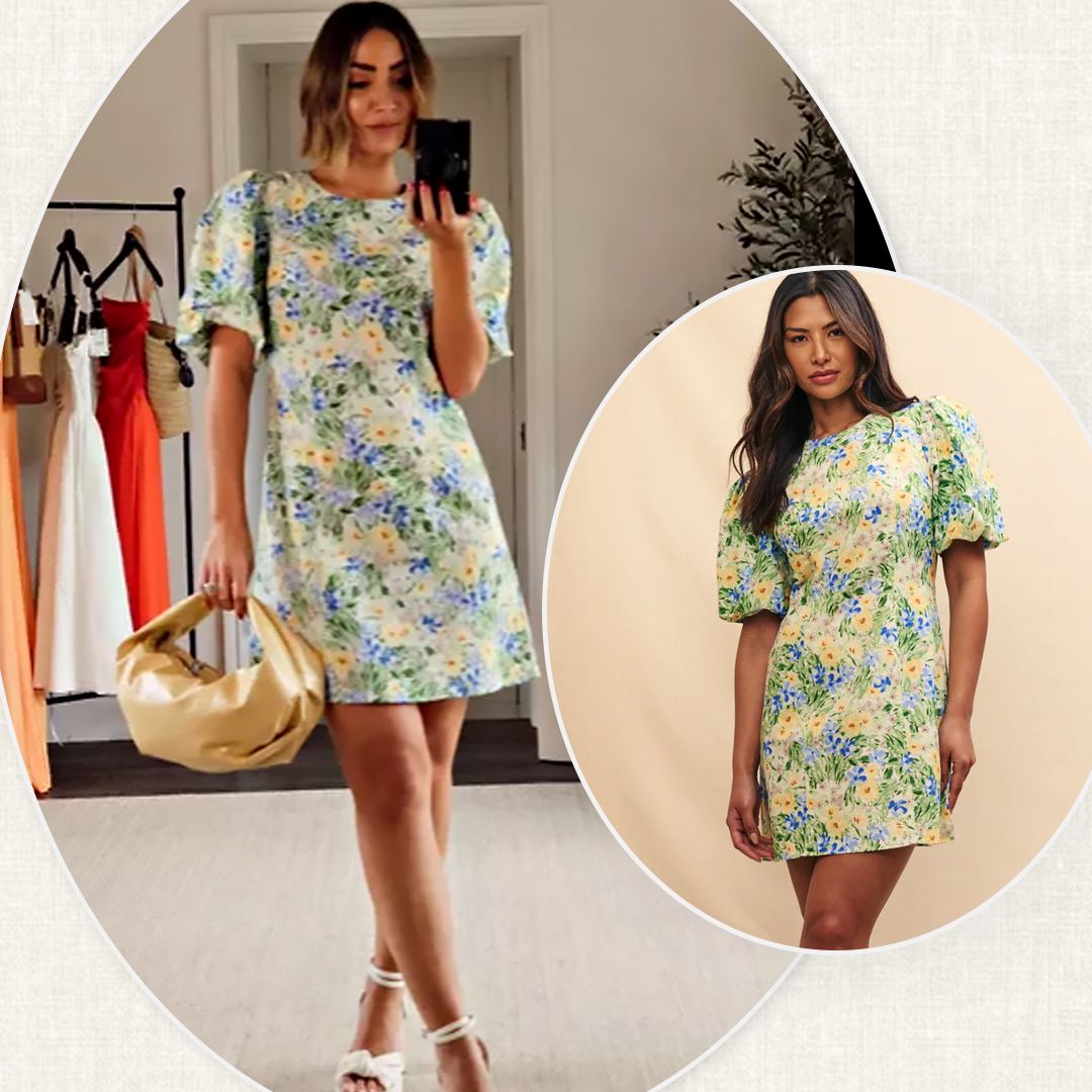 Frankie Bridge has found the perfect summer floral dress for curvy girls - and it's available in midi too