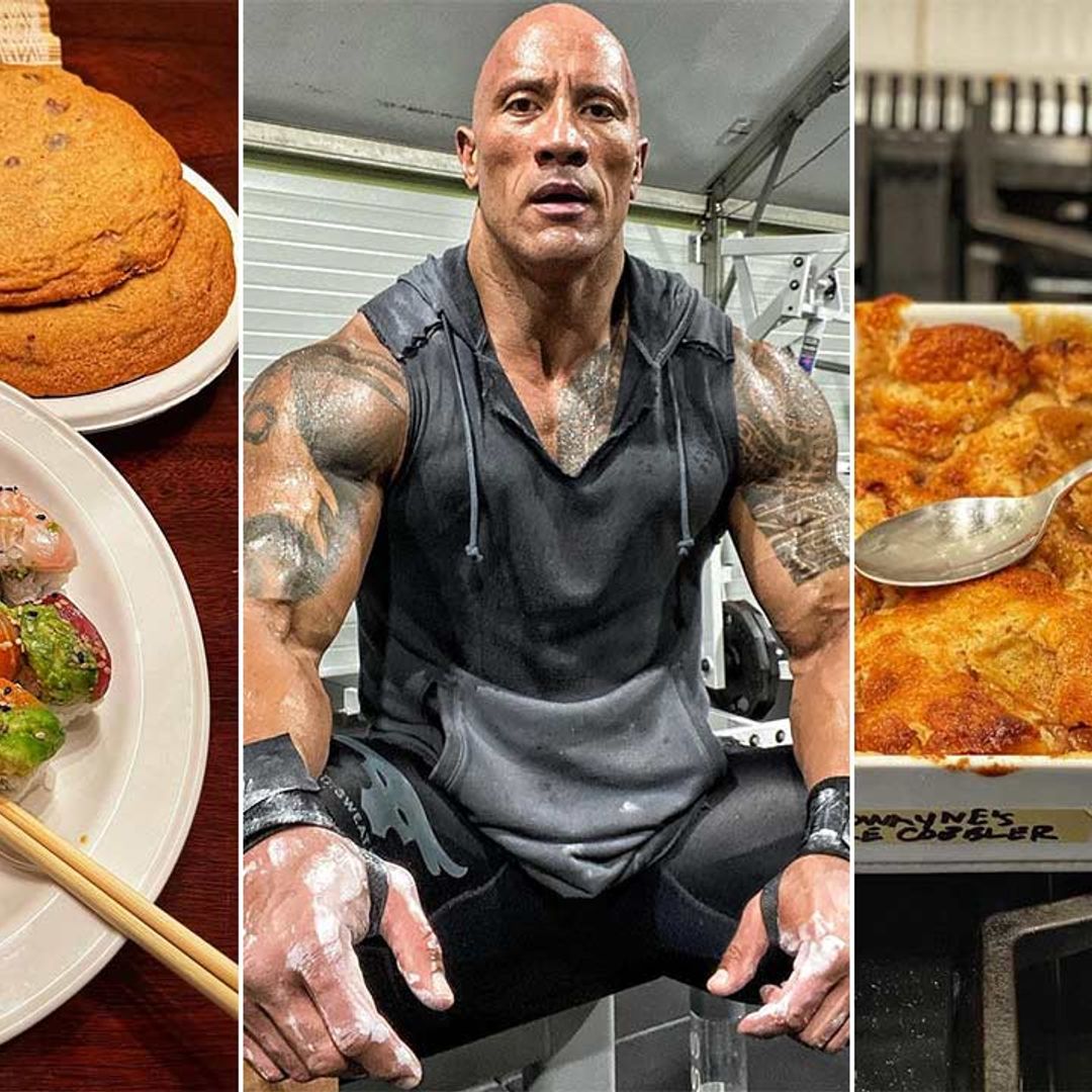 The Rock's decadent 'cheat meals' are big enough to feed a family