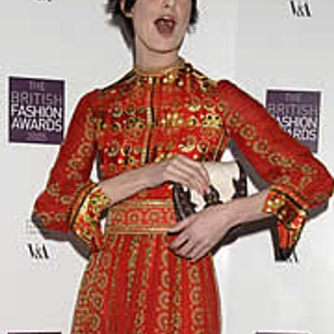 Karen and Emilia light up British Fashion Awards