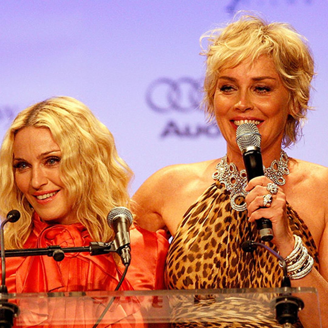 Sharon Stone responds to Madonna's handwritten letter calling her 'mediocre'