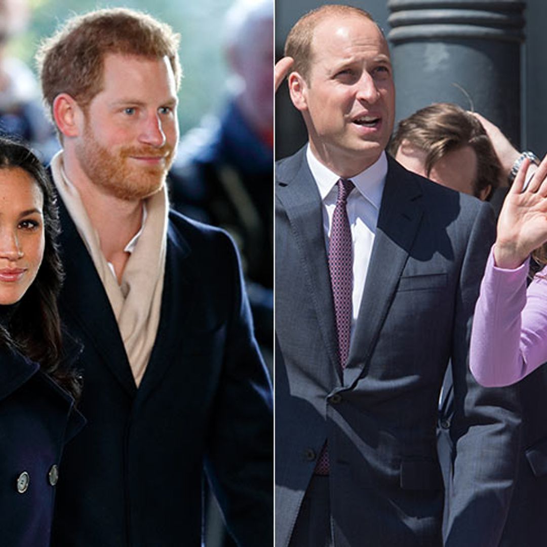 Prince Harry and Meghan Markle party with William and Kate in London