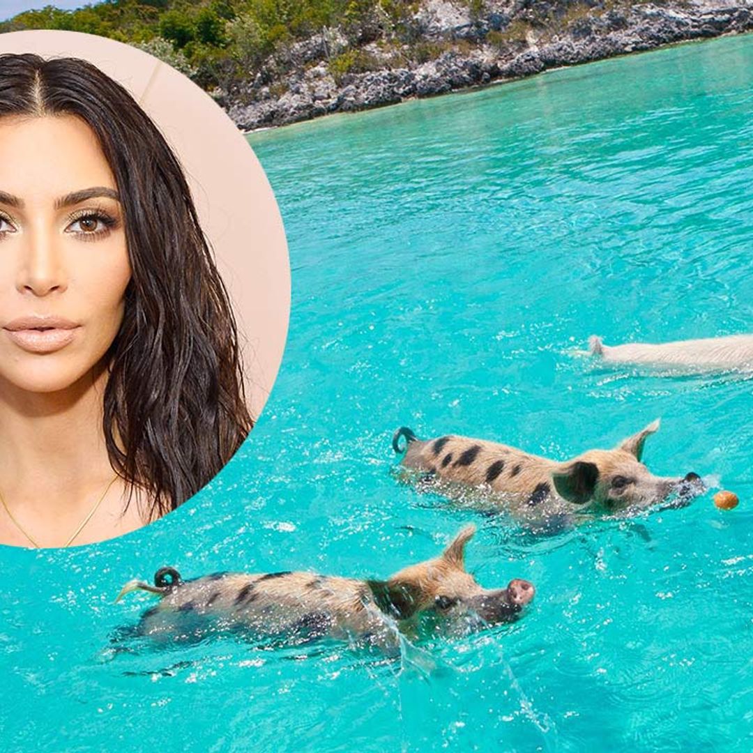 Where is Pig Beach? Inside Kim Kardashian’s family holiday paradise