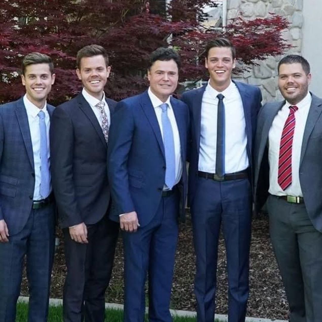 Meet Donny Osmond's 5 lookalike sons