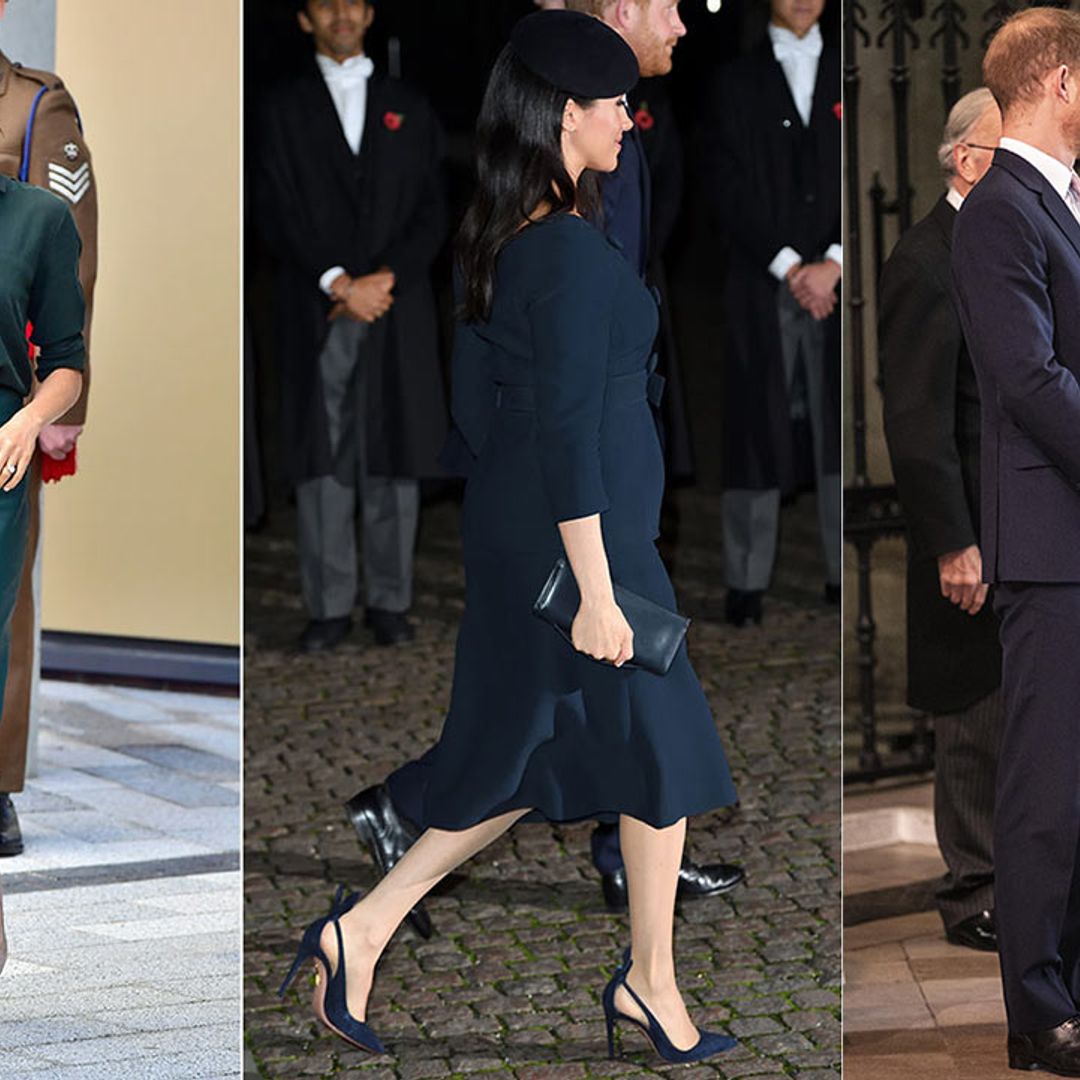 Meghan Markle's pregnancy evolution - month by month in pictures