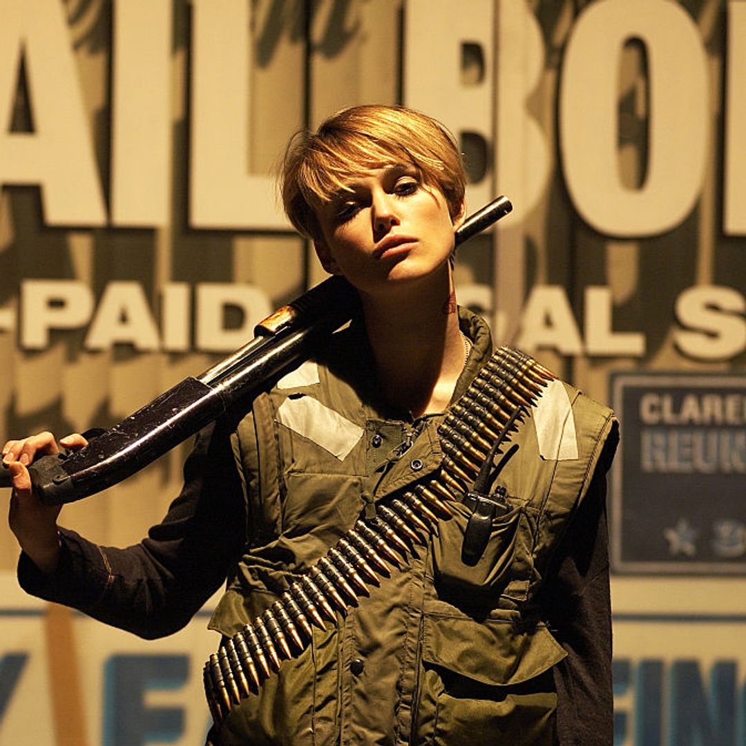 The British actress on the set of Domino