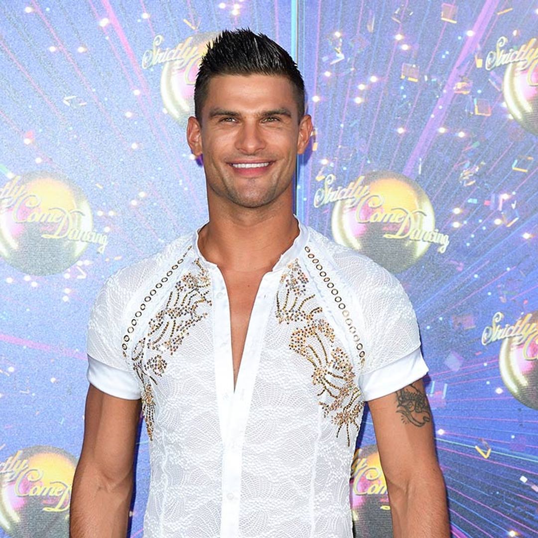 Strictly's Aljaz Skorjanec is back on uncle duties after he is reunited with niece Zala